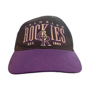 MLB x Fan Favorite - Colorado Rockies Vintage Y2K Strapback Hat